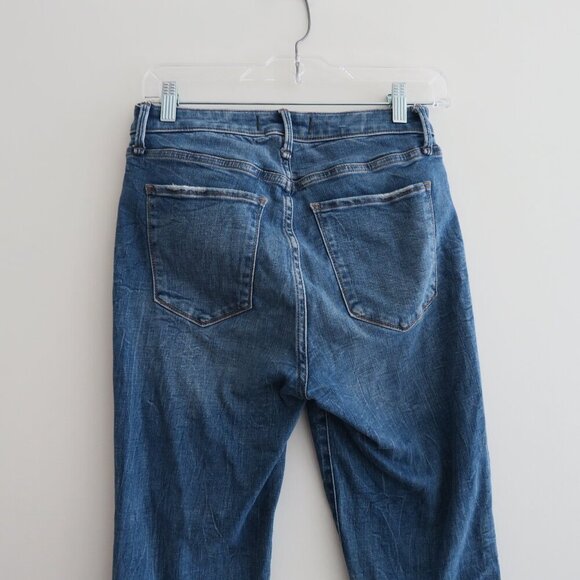 ABERCROMBIE & FITCH The Super Skinny Ankle High Rise Curve Love Embroidered Jean - Picture 4 of 12